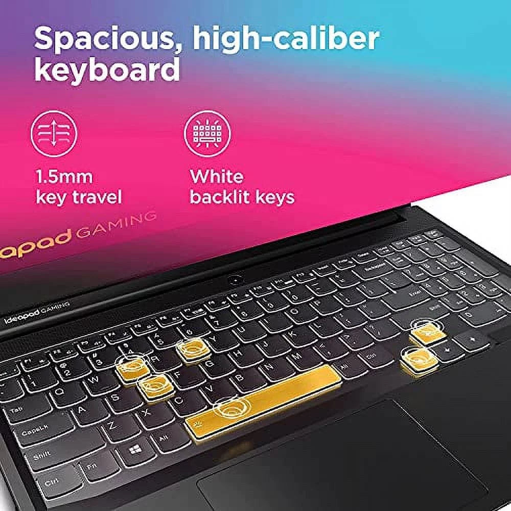 Lenovo IdeaPad Gaming 3 15.6" 120Hz Gaming Laptop AMD Ryzen 5-5600H 8GB RAM 512GB SizeSizeD RTX 3050 Ti 4GB GDDR6 Sizehadow Black