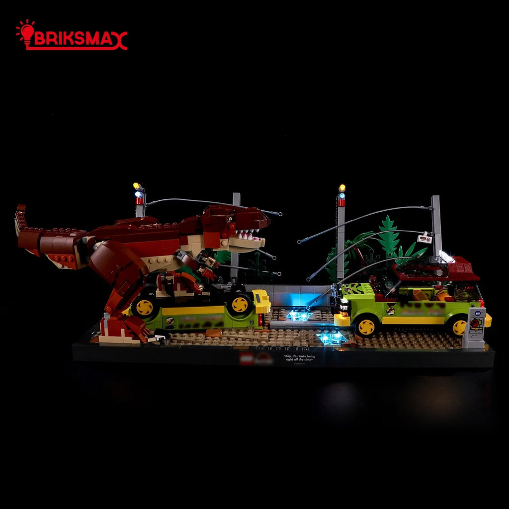 BRIKSizeMAX Led Light Kit for Legos Jurassic World™ T. rex Breakout 76956 Building Blocks Model(Not Include the Building Model)