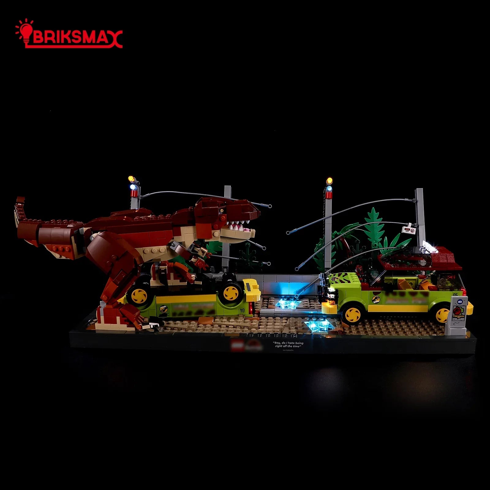BRIKSizeMAX Led Light Kit for Legos Jurassic World™ T. rex Breakout 76956 Building Blocks Model(Not Include the Building Model)