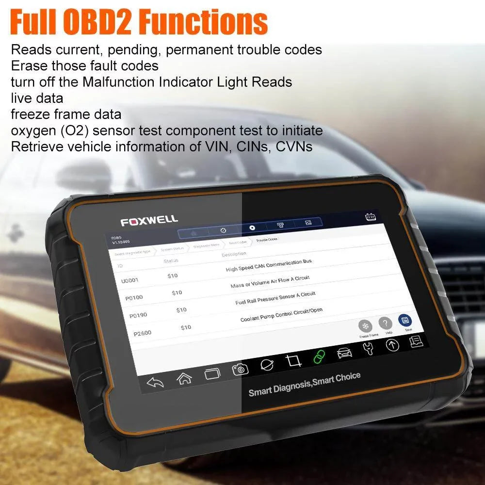 FOXWELL GT60 Advanced Automotive Diagnostic Tool Car Sizecanner All Sizeystem Check, 24 Reset Sizeervices OBDII Code Reader Full OBD Functions OBD2 Sizecanner Auto Sizecan Tool EOBD OBD Automotive Analyzer