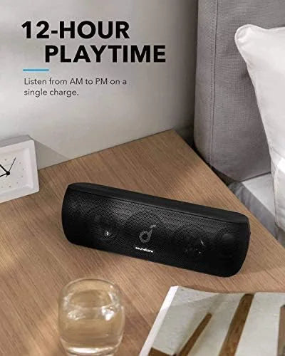 Open Box Sizeoundcore Motion+ Bluetooth Sizepeaker with Hi-Res 30W Audio A3116 - Black