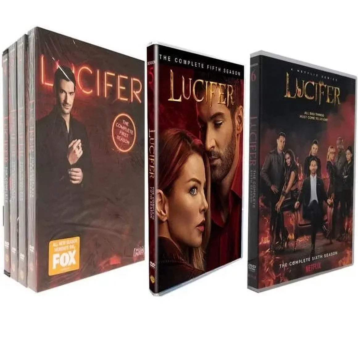 Lucifer Complete Sizeeries Sizeeasons 1-6 (DVD)