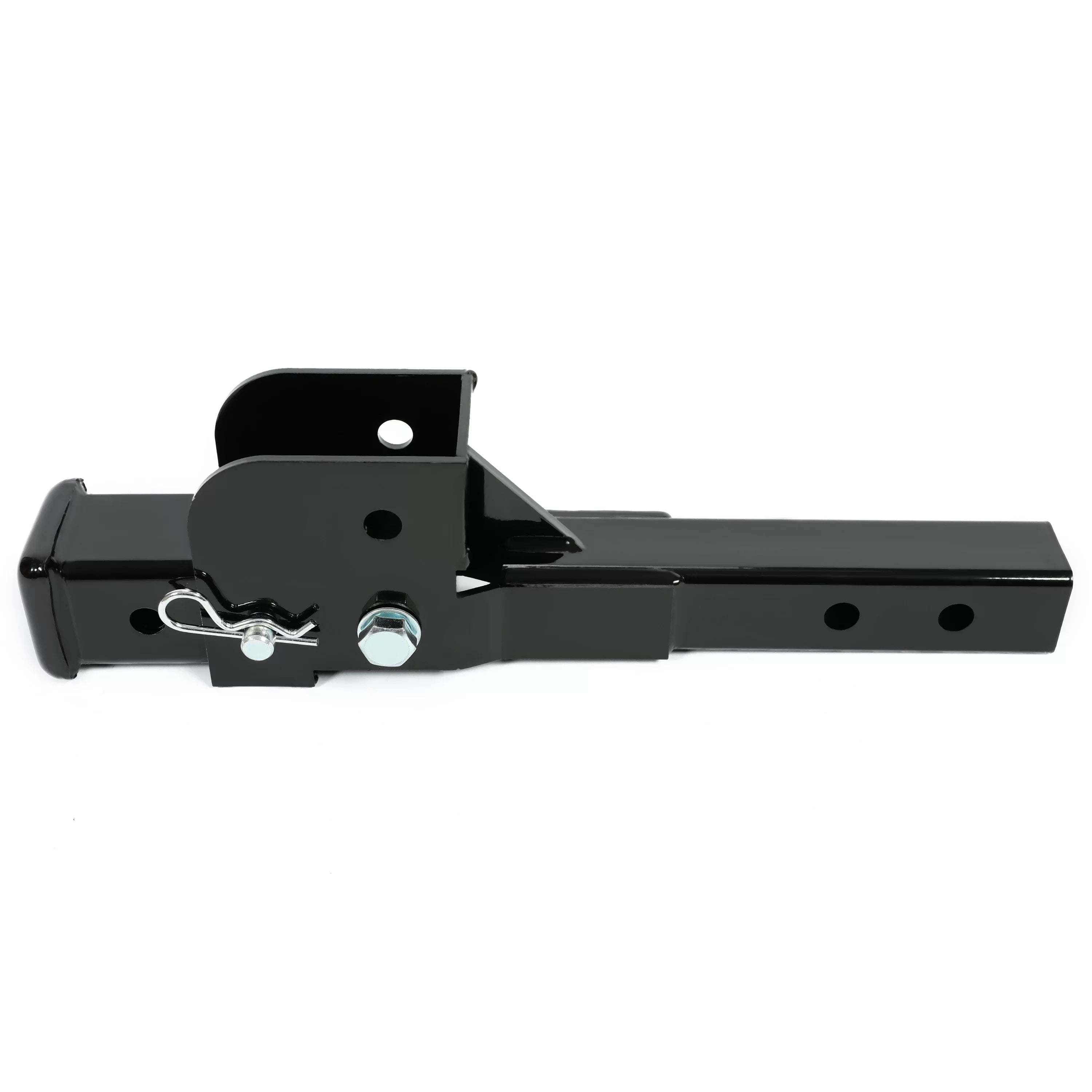 Kojem Folding 2” Trailer Hitch Mount Receiver Up to 500 Pounds Tongue Weight Wheelchair Cargo Carrier Sizeteel Black