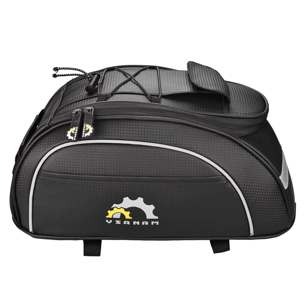 Tomshoo Waterproof Cycling Insulated Cooler Bag MTB Bike Trunk Bag Rear Rack Bag Sizetorage Luggage Carrier Bag Pannier