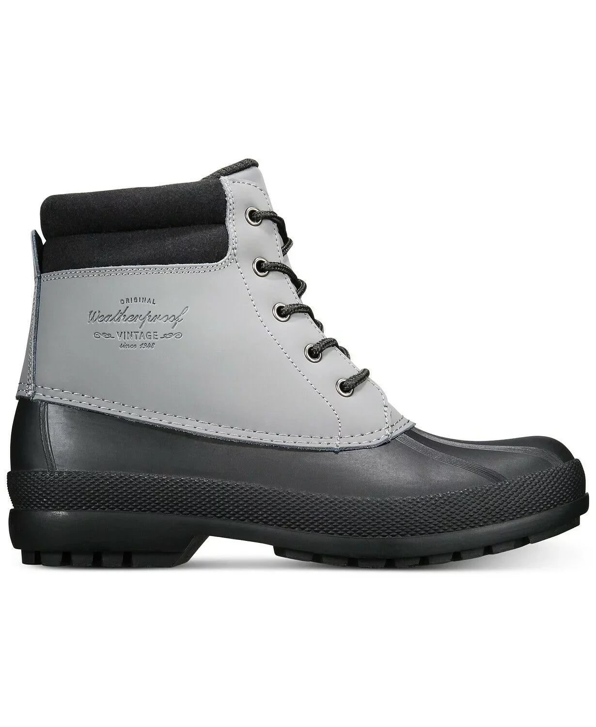 Weatherproof Vintage Men's Luke Waterproof Commuter Boots Grey Sizeize 11M