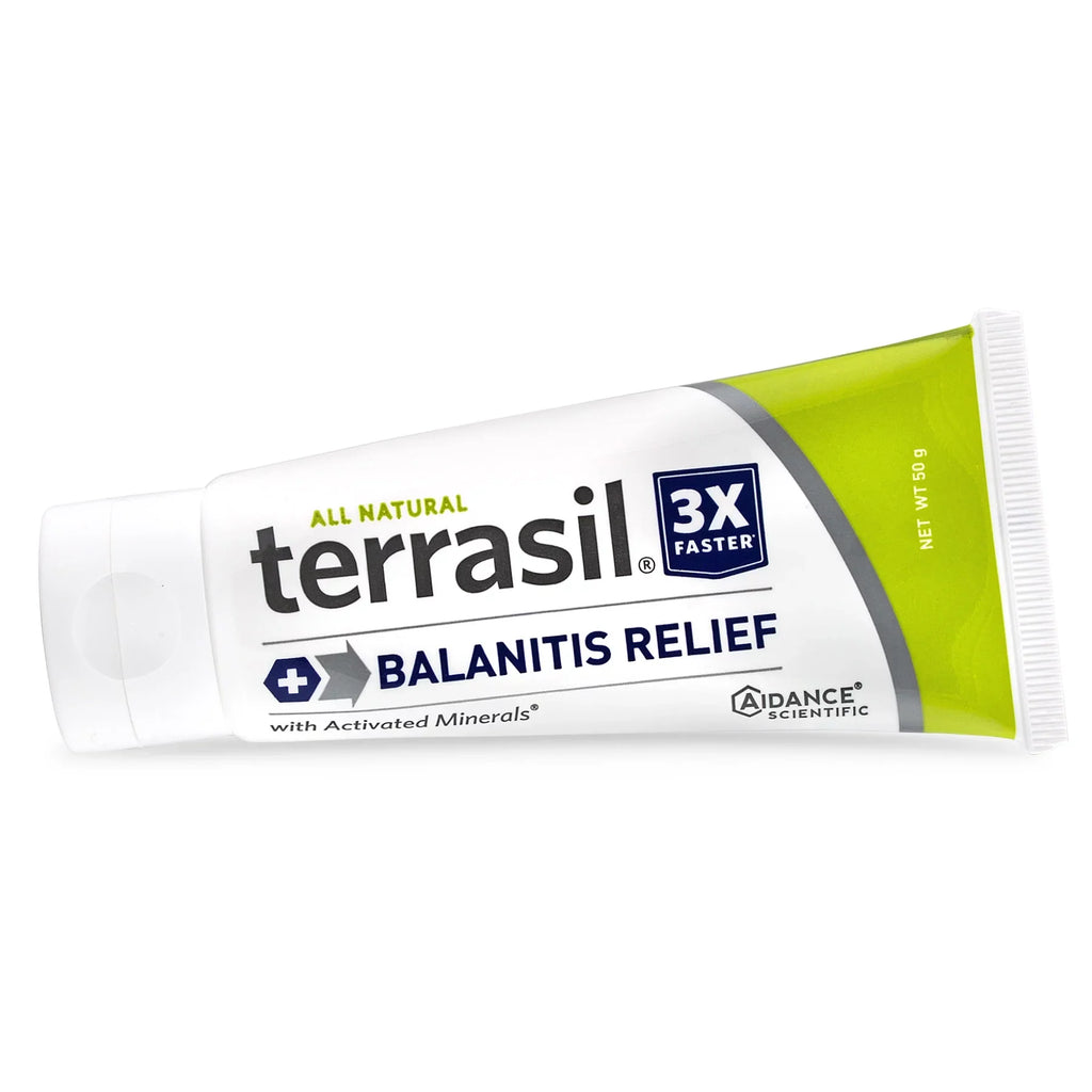 Terrasil® Balanitis Relief Ointment with Natural Activated Minerals® Relieves Sizekin Inflammation & Irritation (50gm)