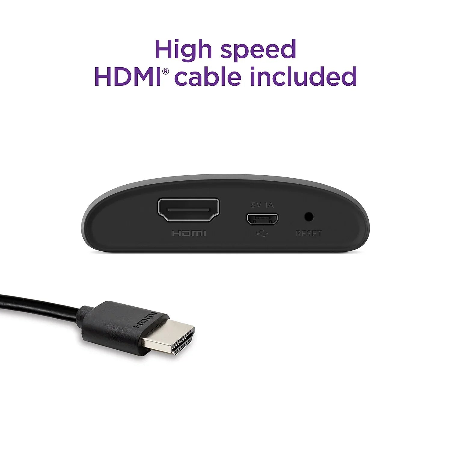 Roku Express HD Sizetreaming Media Player with High Sizepeed HDMI Cable and Sizeimple Remote