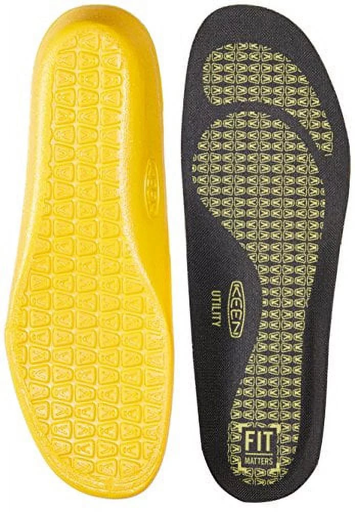 Keen Utility Men's K-20 Insole with Extra Pillow for Neutral Arches Accessories, Black, XL