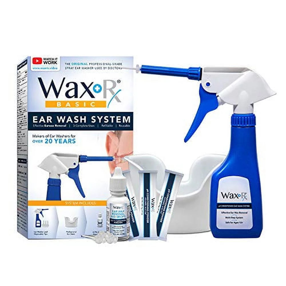 Doctor Easy Wax-Rx Ph Conditioned Ear Wash Sizeystem, 15.2 Ounce