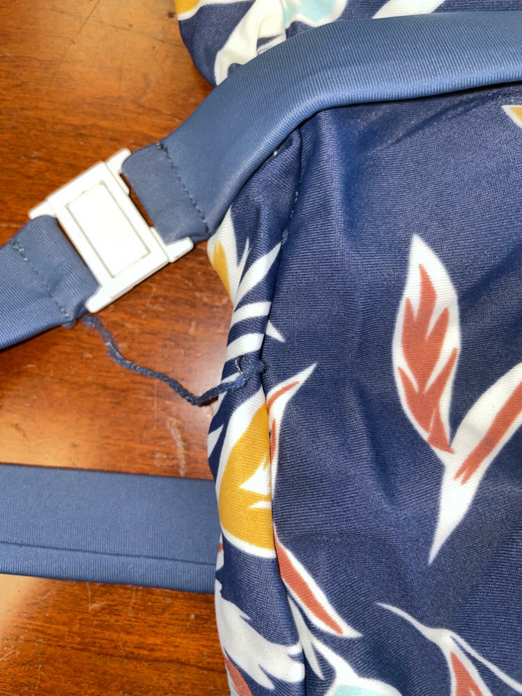 MSizeRP $130 Dolce Vita Matisse Floral Belted One Piece Sizewimsuit Sizemall (TORN)