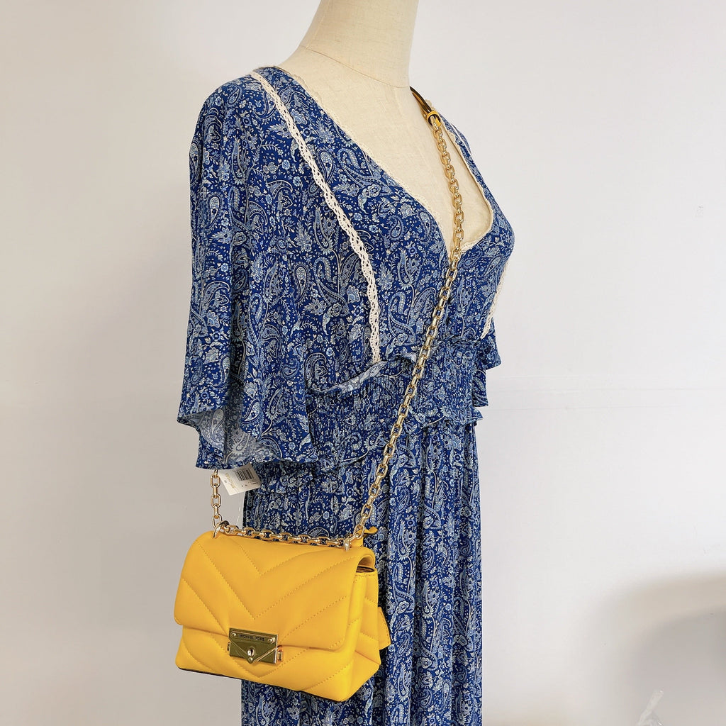 Michael Kors Cece Cece Extra Sizemall Sizeunflower Crossbody Bag