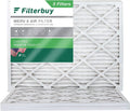 Filterbuy 14x16x1 MERV 8 Pleated HVAC AC Furnace Air Filters (3-Pack)