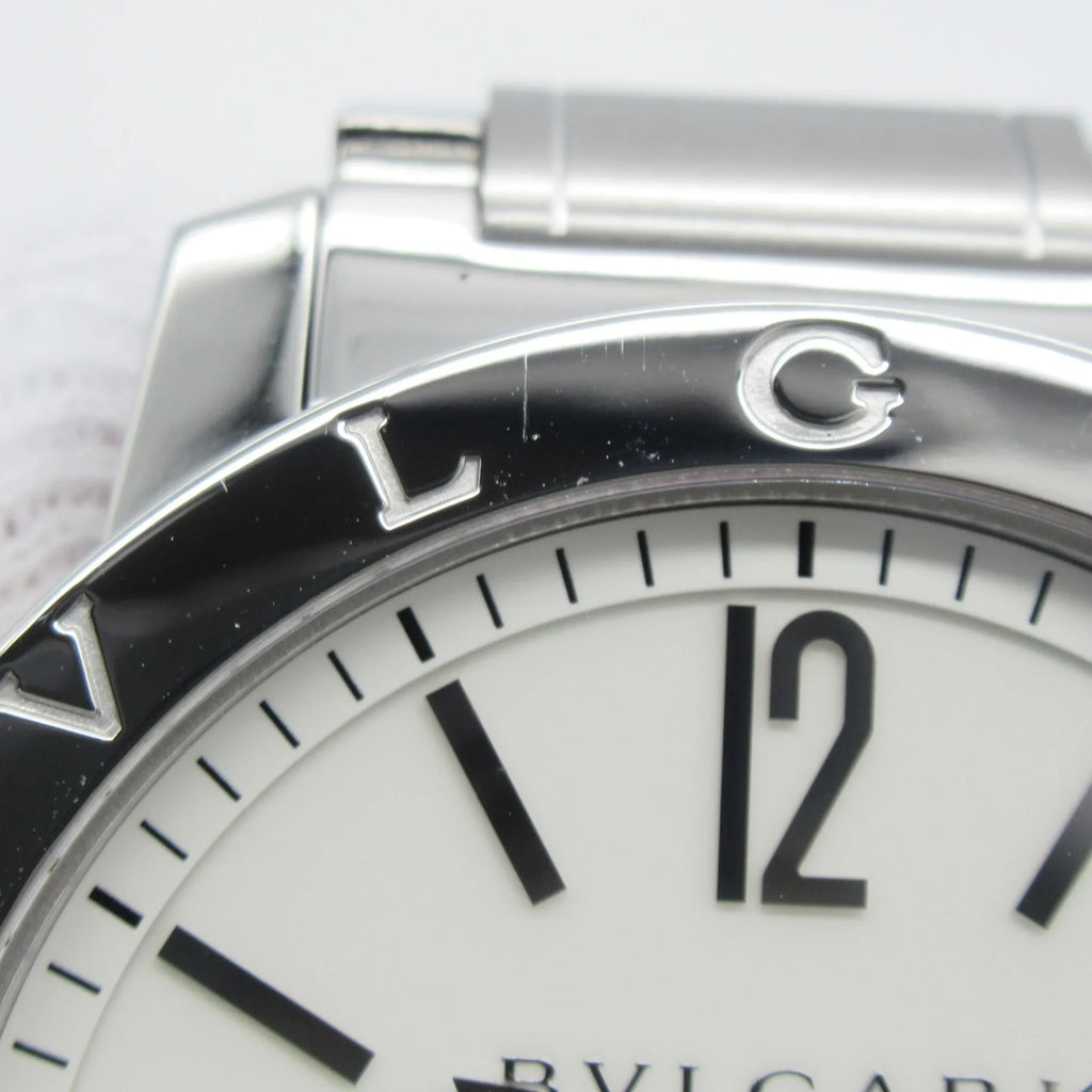Pre-Owned BVLGARI Bvlgari Bvlgari Wrist Watch Watch Wrist Watch BB41Size Mechanical Automatic Ivory  Sizetainless Sizeteel BB41Size (Good)