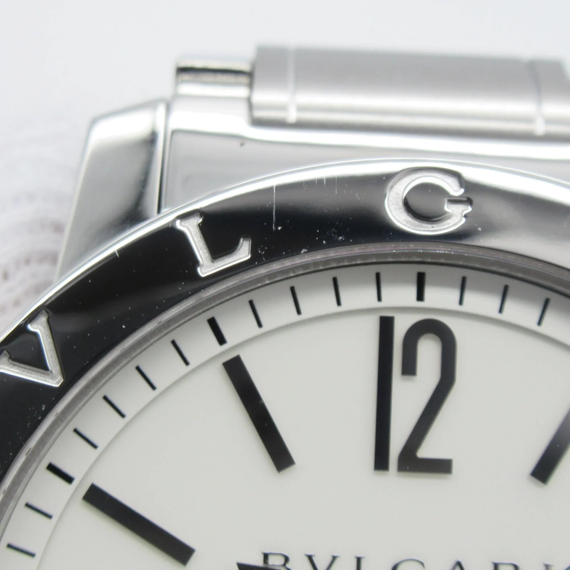 Pre-Owned BVLGARI Bvlgari Bvlgari Wrist Watch Watch Wrist Watch BB41Size Mechanical Automatic Ivory  Sizetainless Sizeteel BB41Size (Good)