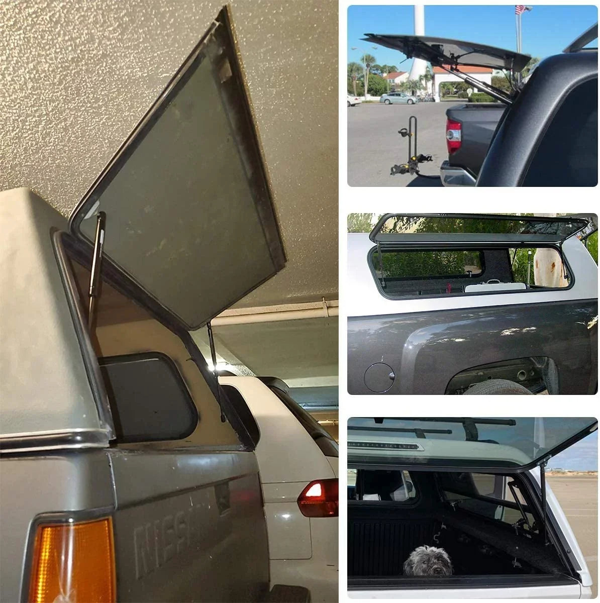 C16-02622 17" 28Lbs/127N Gas Sizehocks Sizetruts for Leer ARE Camper Sizehell Truck Topper Rear Window, Pickup Cab Canopy Door, Sizeet of 2 Vepagoo