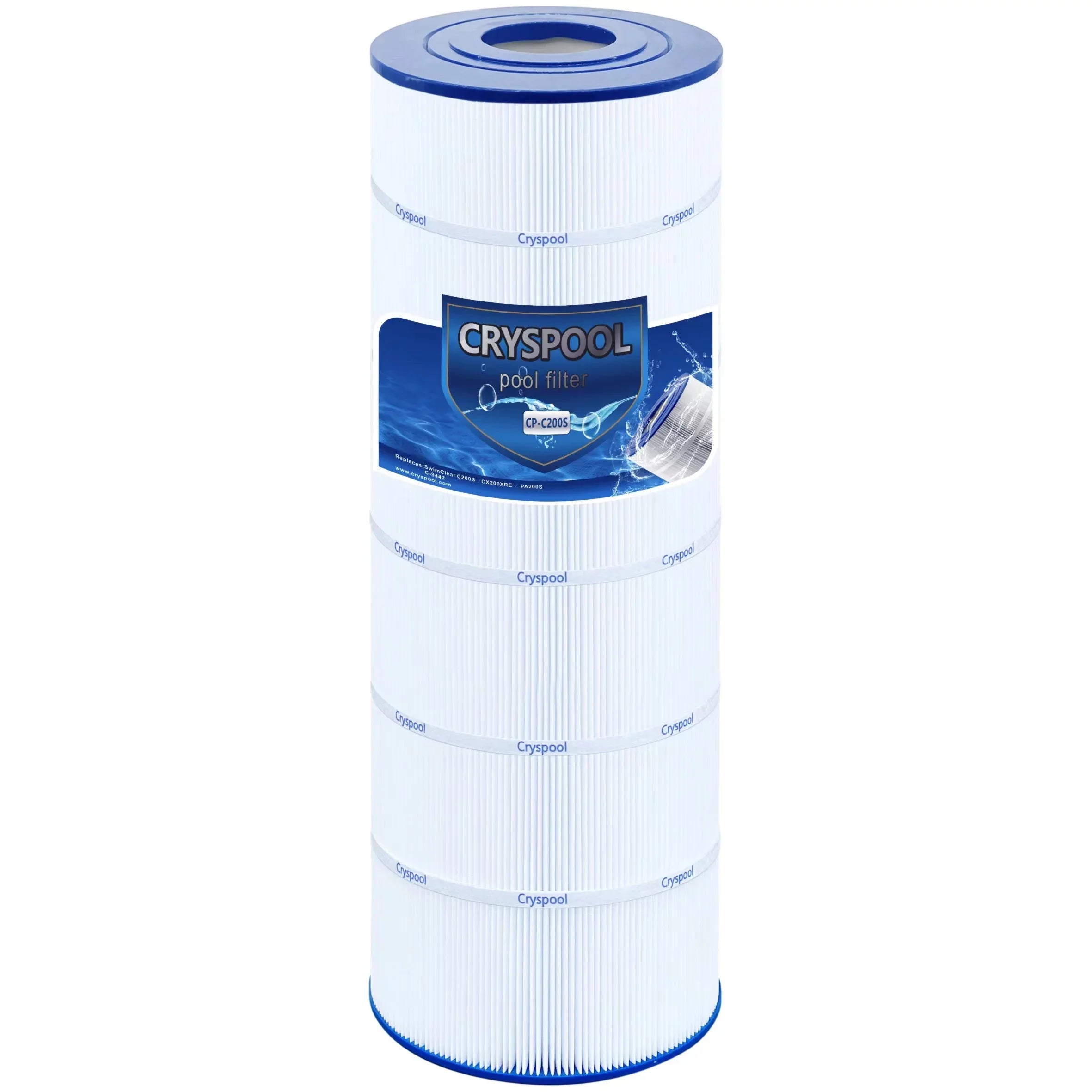 Cryspool Pool Filter Compatible with SizewimClear C200Size, CX200XRE, PA200Size, Unicel C-9442, 200 sq.ft, 1 Pack