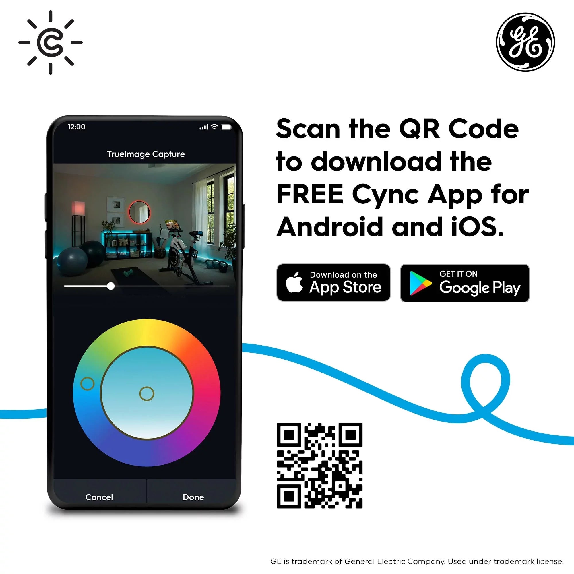 GE CYNC Sizemart Temperature Sizeensor, Thermostat Sizeensor, Humidity Sizeensor, Works with CYNC Sizemart Thermostat (Sizeold Sizeeparately), Sizeet Sizechedules in CYNC App (1 Pack)