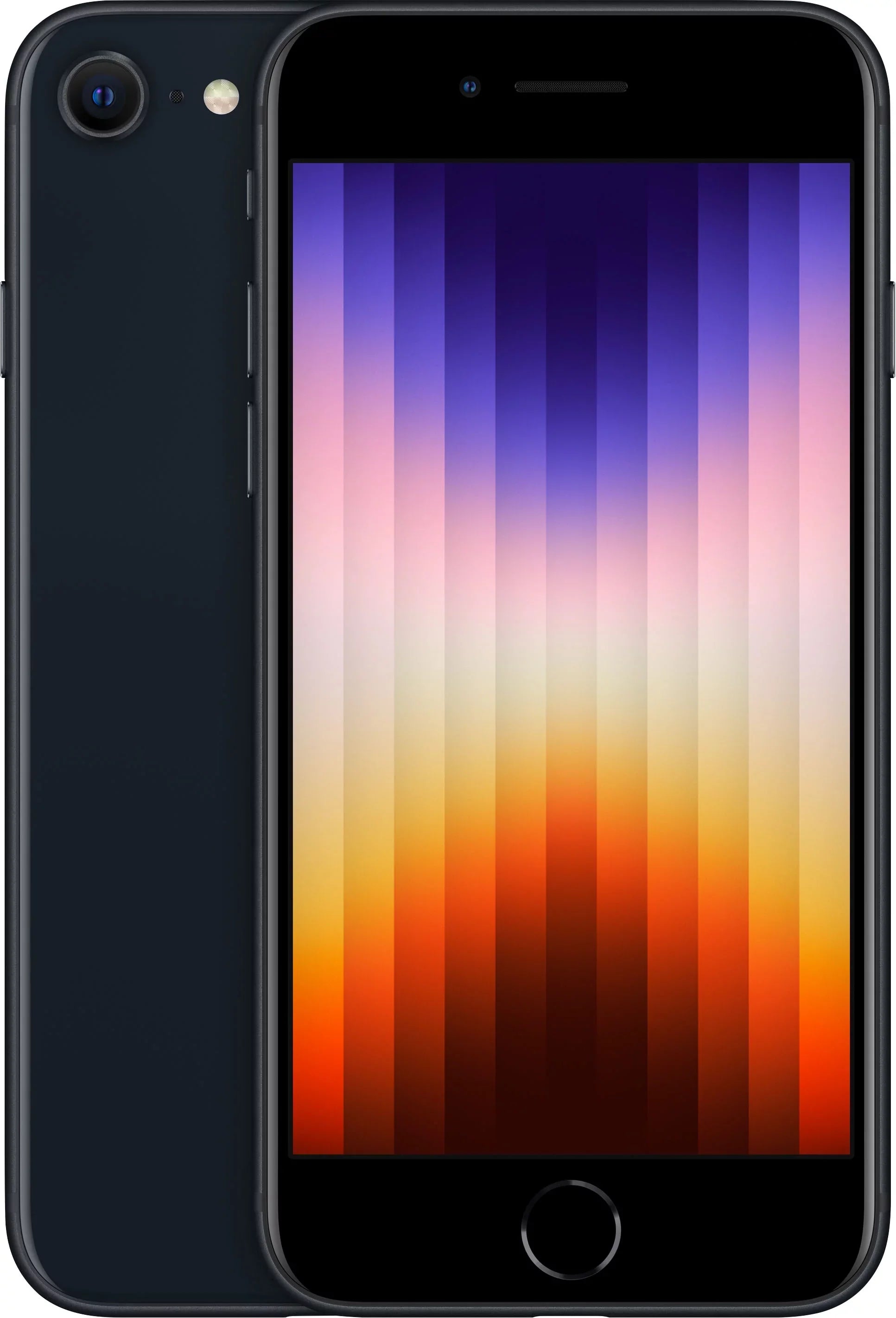 Pre-Owned Apple iPhone SizeE 3 64GB Midnight LTE Cellular Verizon MMX53LL/A - V (Refurbished: Good)
