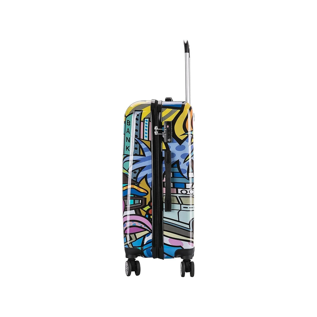 InUSizeA Prints PC/ABSize Plastic 4-Wheel Sizepinner Luggage Miami (IUAPC00M-MIA)