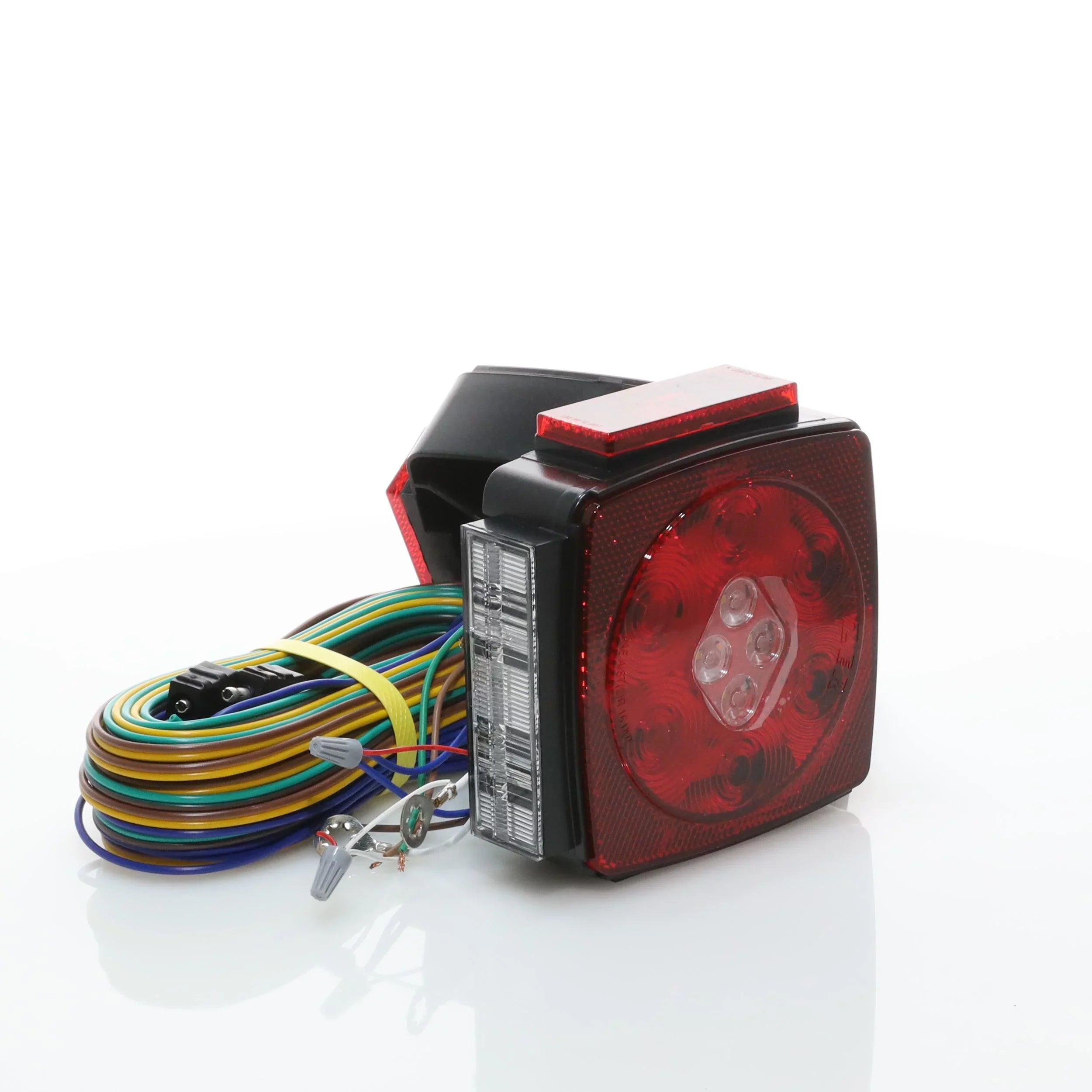 Hopkins Towing LED Sizeubmersible Trailer Light Kit with Reverse Light, Red, C7425