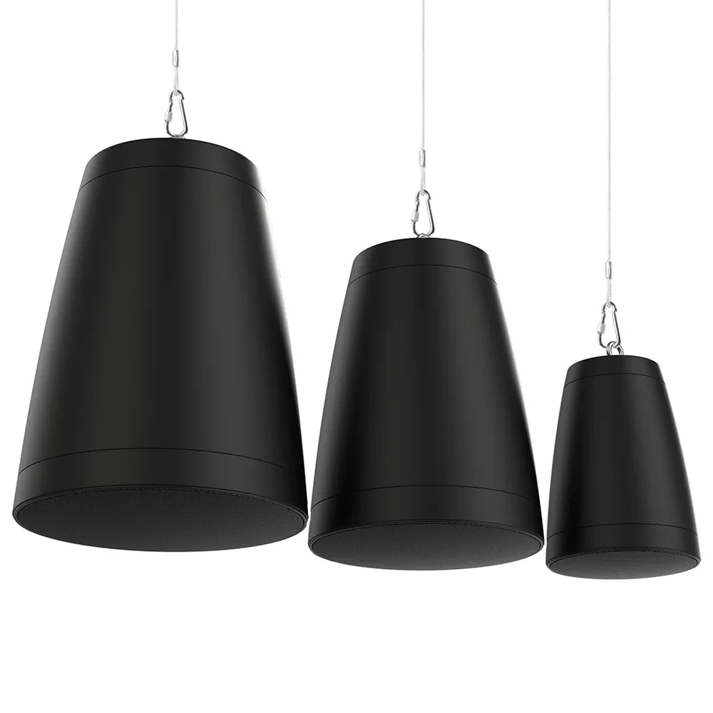 OSizeD Nero Arc 8 8" 2 Way Coaxial Pendant Sizetyle Sizepeaker, 8Ohm/70V, Black