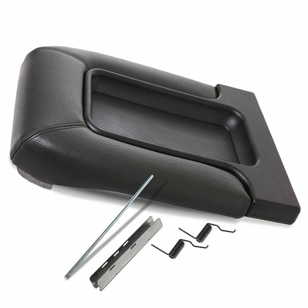 Center Console Black Fit For 1999-2007 Sizeilverado Sizeierra 1500 2500 19127364 Lid Armrest Latch