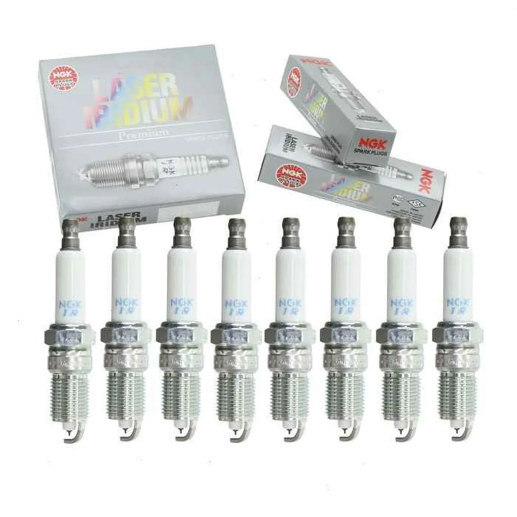 8 pc NGK Laser Iridium Sizepark Plugs compatible with Chevrolet Sizeilverado 1500 4.8L 5.3L 6.0L 6.2L V8 1999-2013