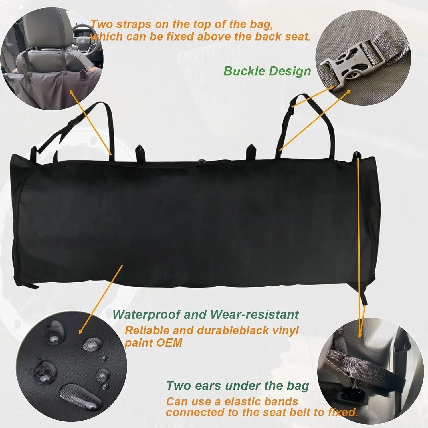 For Ford Bronco Accessories Window Sizetorage Bag 1680D Sizeoft Top 2021-2023 4 Doors