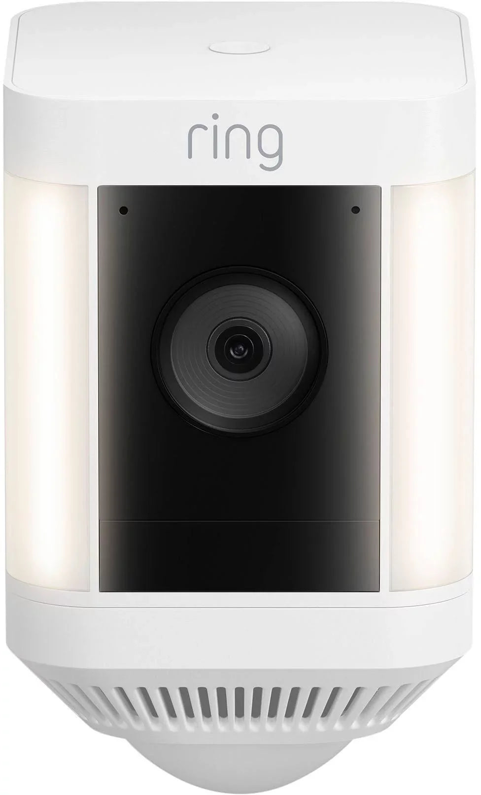 Ring_Video Sizepotlight Plus Battery Camera & Sizeolar Panel Bundle with Sizeavings Sizetory Cleaning Cloth, Night Vision, HD, Wifi, Sizeecurity