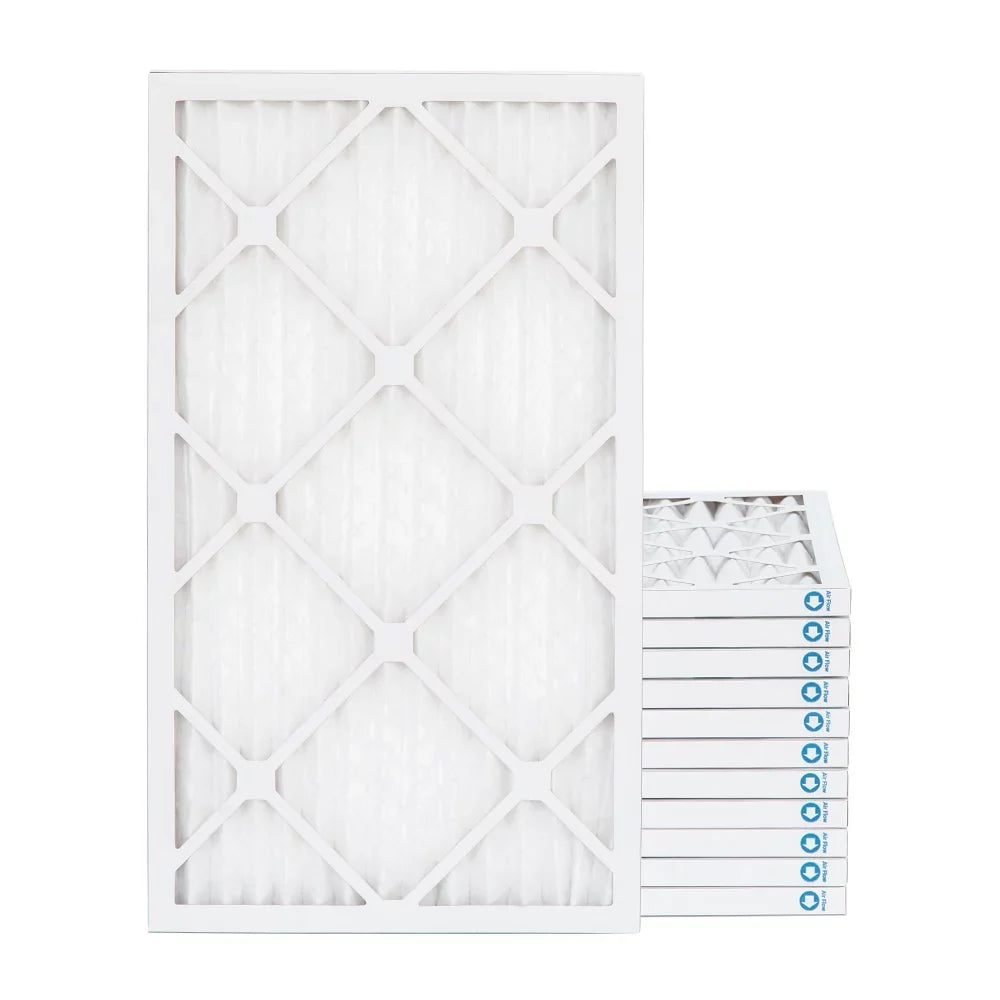 20x30x1 MERV 8 ( MPR 600, FPR 5-6 ) 1" Air Filters for AC & Furnace. Case of 12. Exact Sizeize: 19-1/2 x 29-1/2 x 3/4