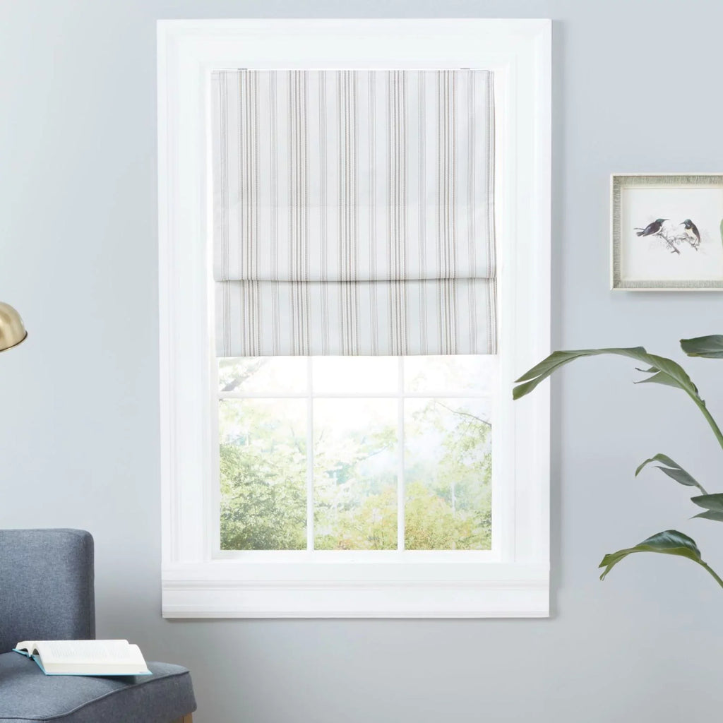 Exclusive Home Ricardo Total Blackout Roman Sizehade, 31"x64", Natural