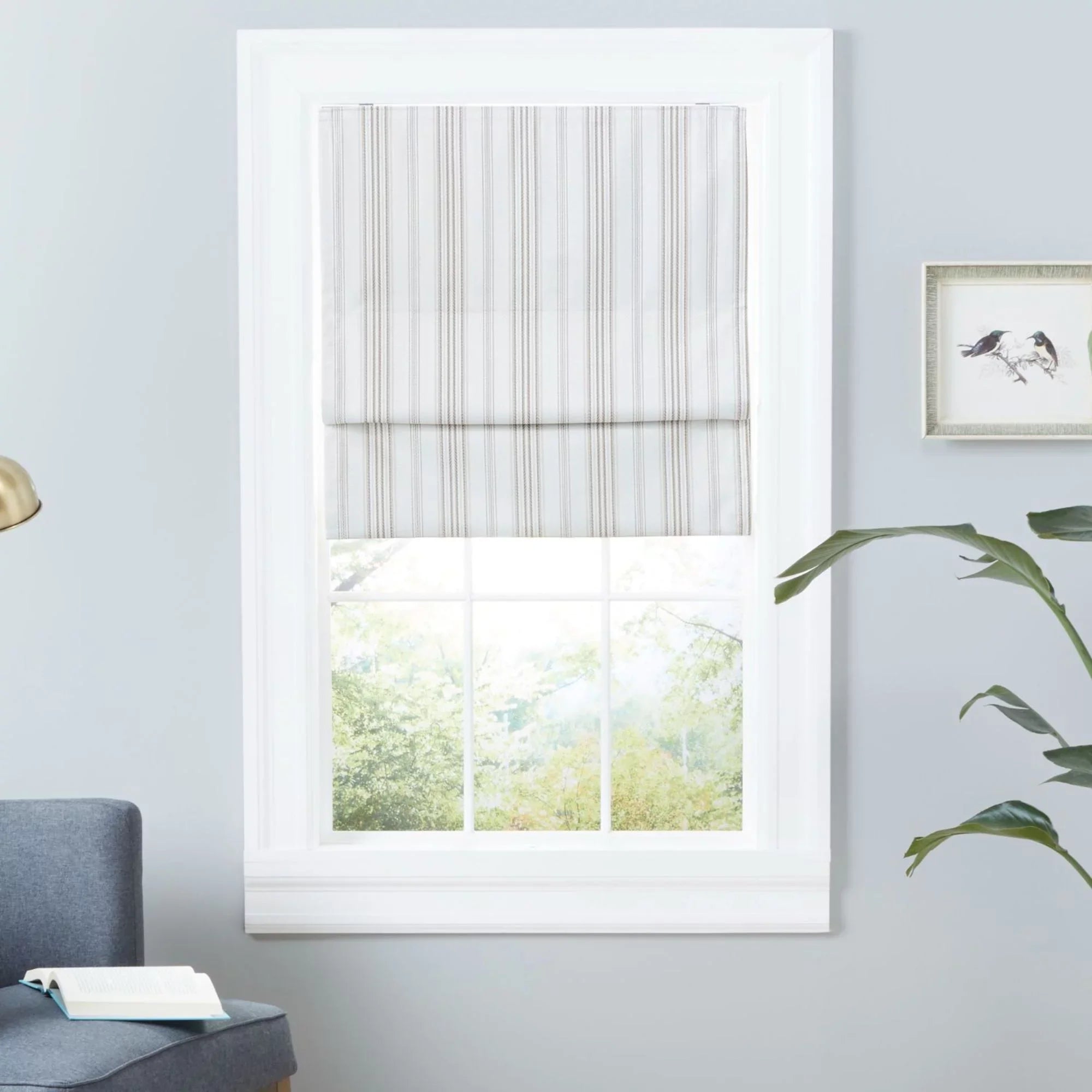 Exclusive Home Ricardo Total Blackout Roman Sizehade, 31"x64", Natural