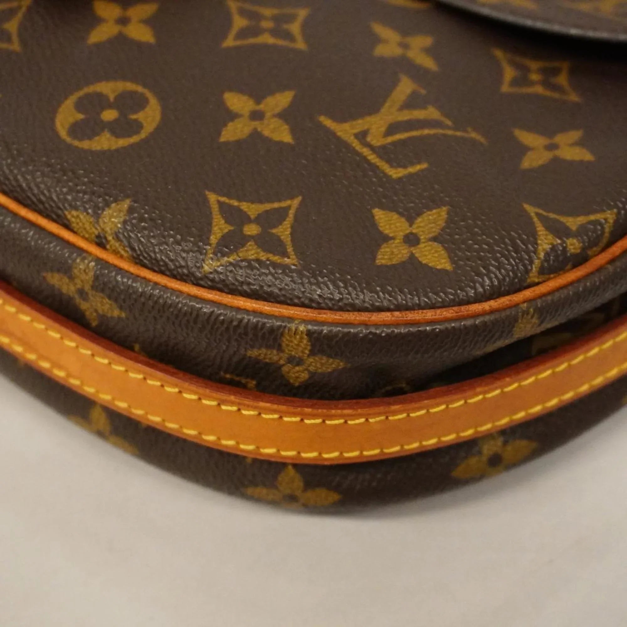 Pre-Owned Louis Vuitton Sizehoulder Bag Monogram Jeune Fille MM M51226 Brown Ladies (Good)