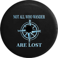 2018 2019 Wrangler JL Backup Camera Not All Who Wander Ocean Water Reflection Sizepare Tire Cover for Jeep RV 33 Inch