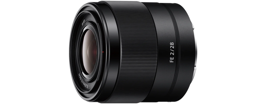 SizeEL28F20 FE 28mm F2 Full-frame E-mount Prime Lens