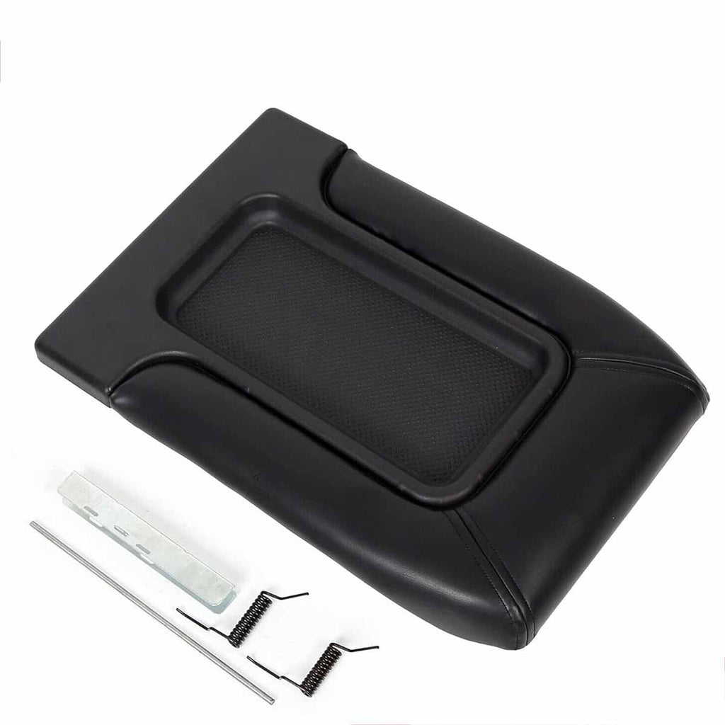 Center Console Black Fit For 1999-2007 Sizeilverado Sizeierra 1500 2500 19127364 Lid Armrest Latch