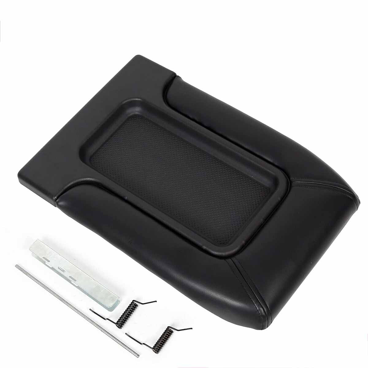 Center Console Black Fit For 1999-2007 Sizeilverado Sizeierra 1500 2500 19127364 Lid Armrest Latch