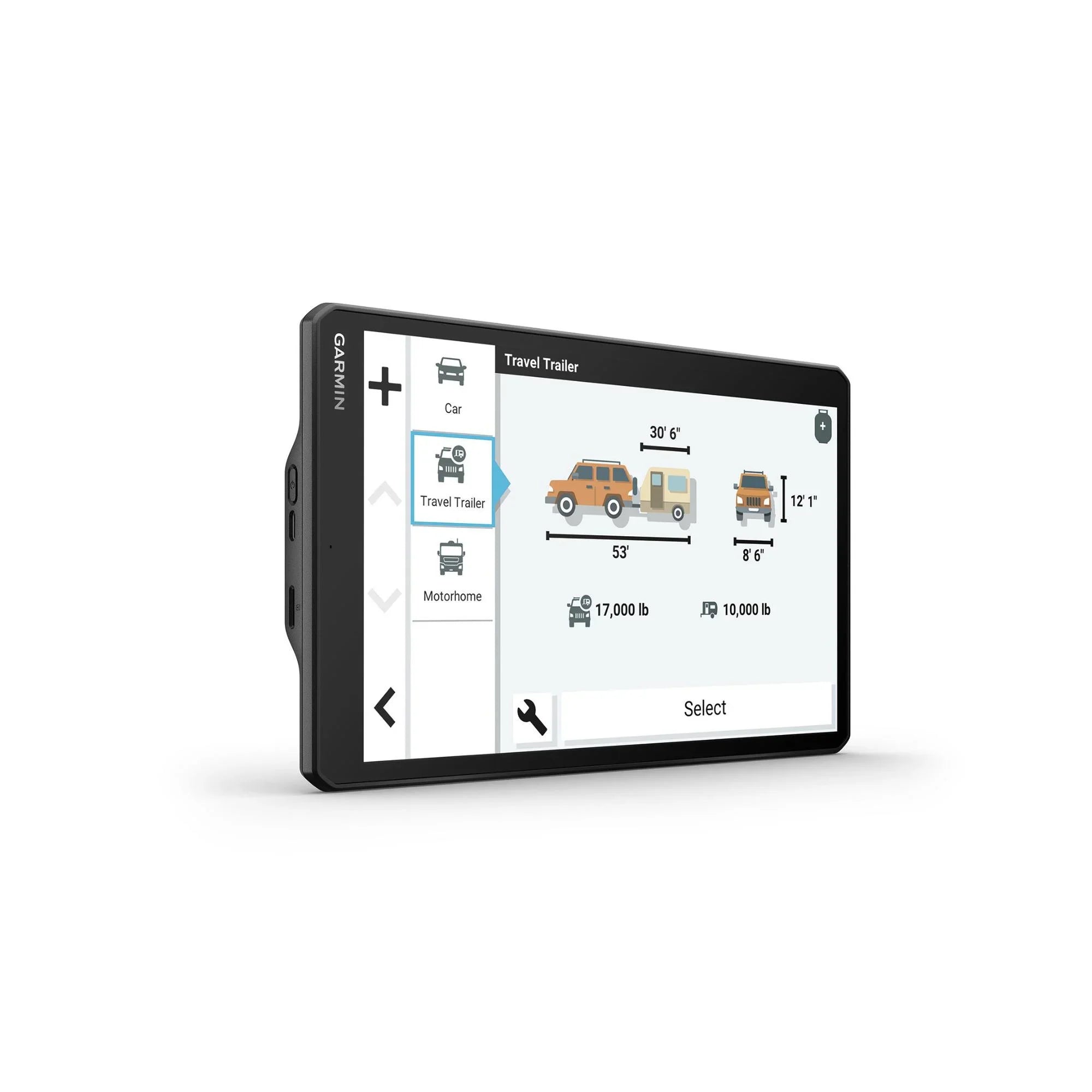 Garmin RV 1095 MT-Size RV GPSize Navigator with XL Friction Mount
