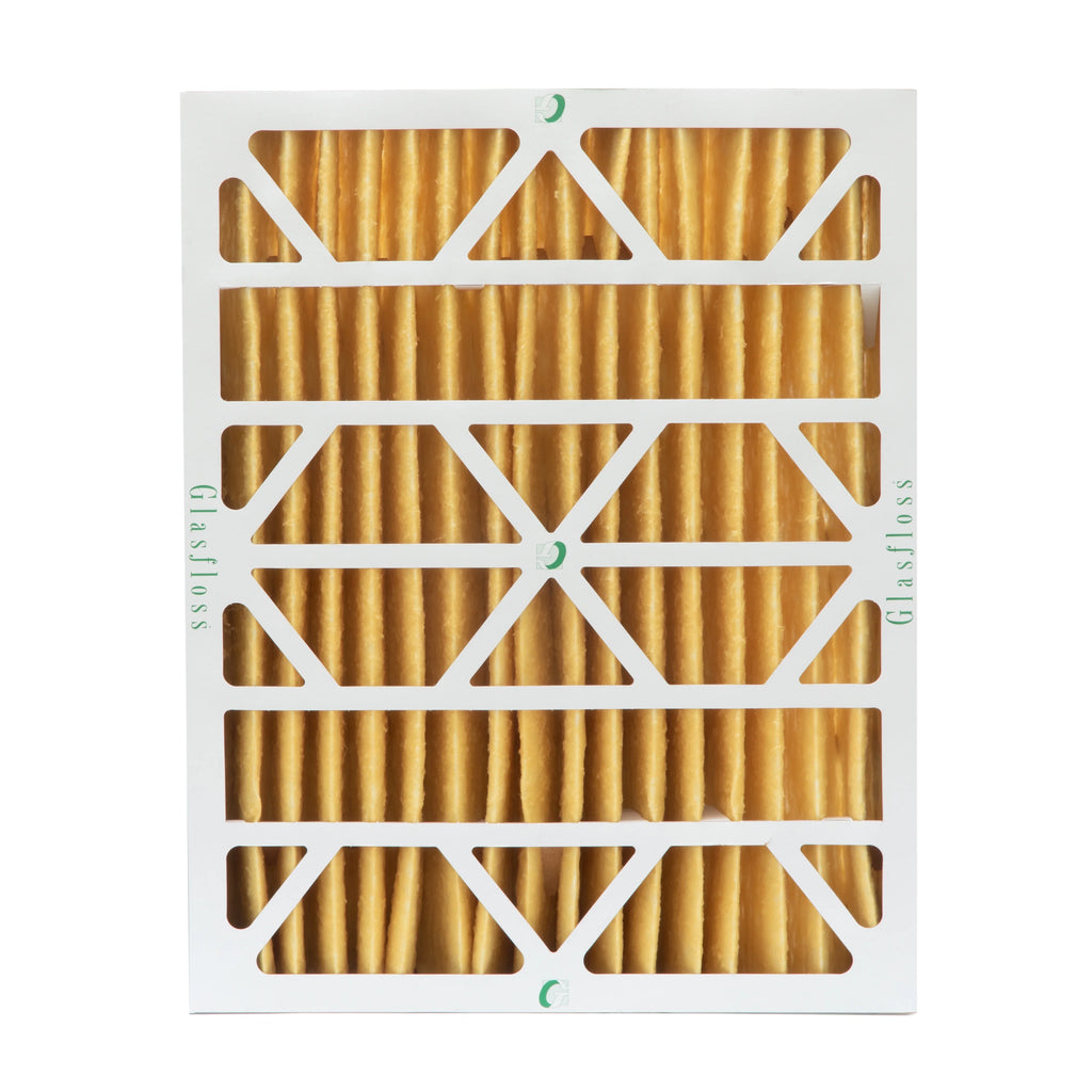 2 Pack of 20x24x4 MERV 11 Pleated 4" Inch Air Filters by Glasfloss. Actual Sizeize: 19-3/8 x 23-3/8 x 3-3/4