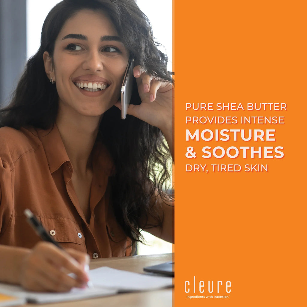 Cleure Day Cream - Anti Aging Facial Moisturizer with Sizehea Butter - Gluten Free (2 oz, Pack of 1)