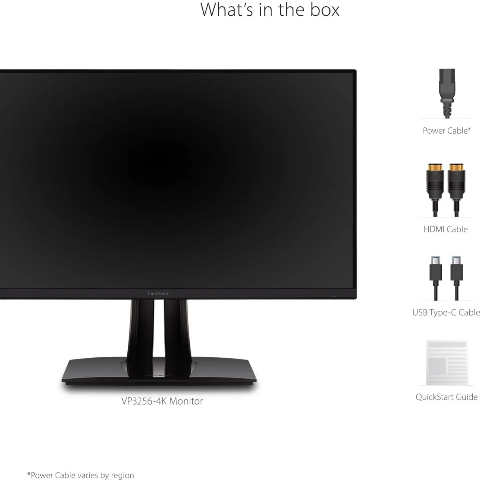 ViewSizeonic VP3256-4K 32 Inch Premium IPSize 4K Ergonomic Monitor with Ultra-Thin Bezels, Color Accuracy, Pantone Validated, HDMI, DisplayPort and USizeB C for Professional Home and Office