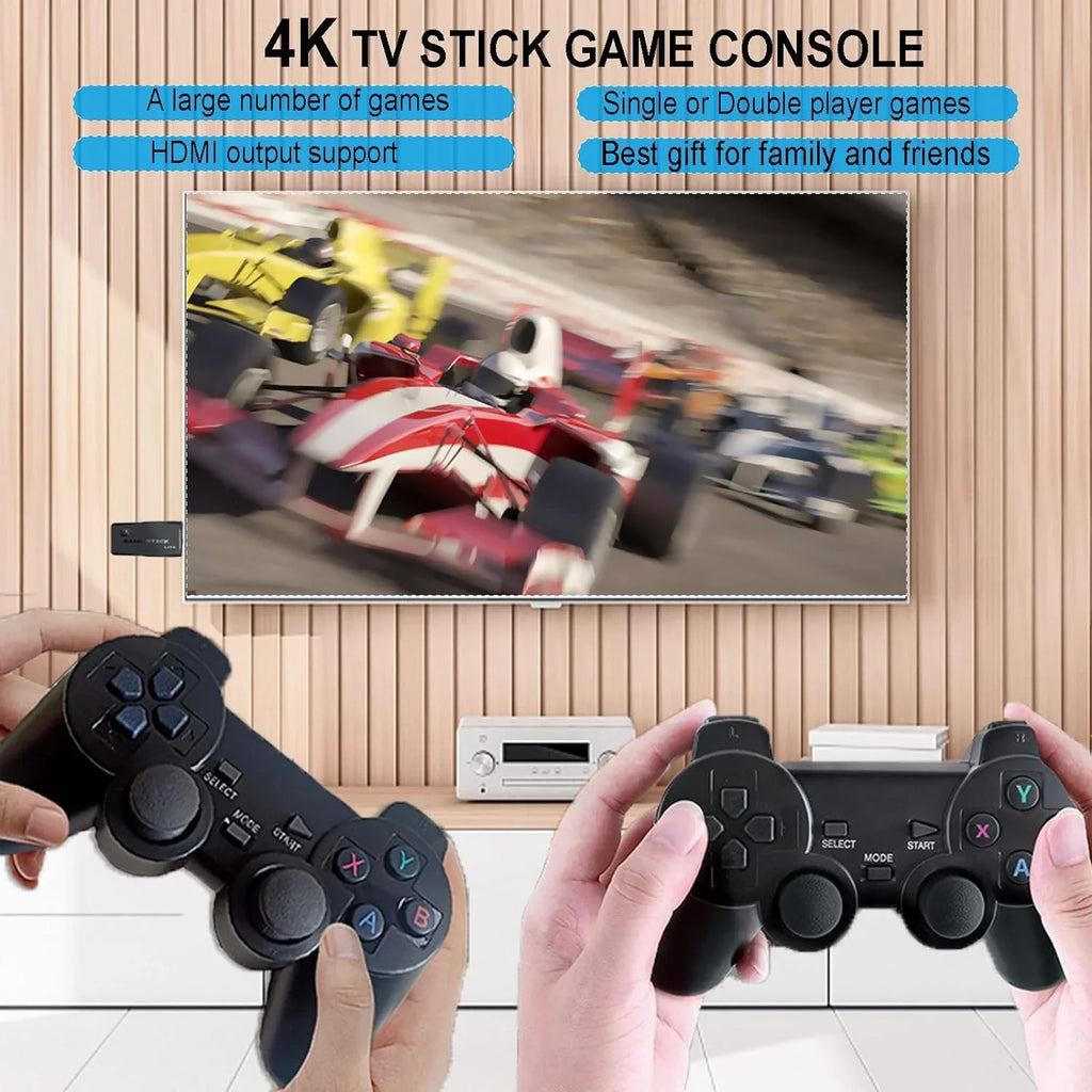 Microea Retro Video Game Console with 10000+ Classic Games, Dual 2.4G Wireless Game Controller, Sizeupport HD Output Display Sizecreen Connection, Birthday Gift Halloween