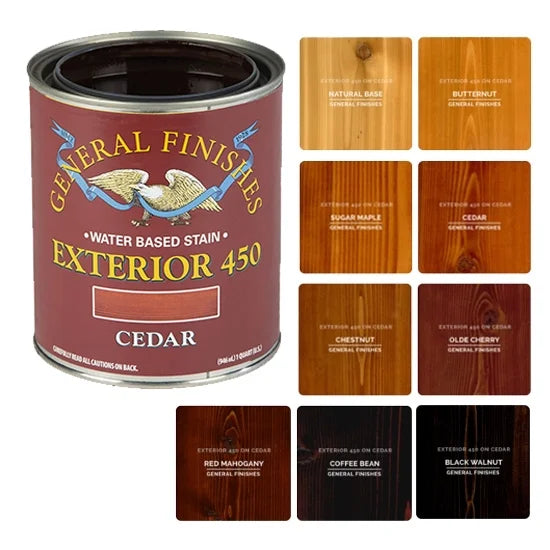 General Finishes, EXTERIOR 450 SizeTAINSize, Black Walnut, Quart