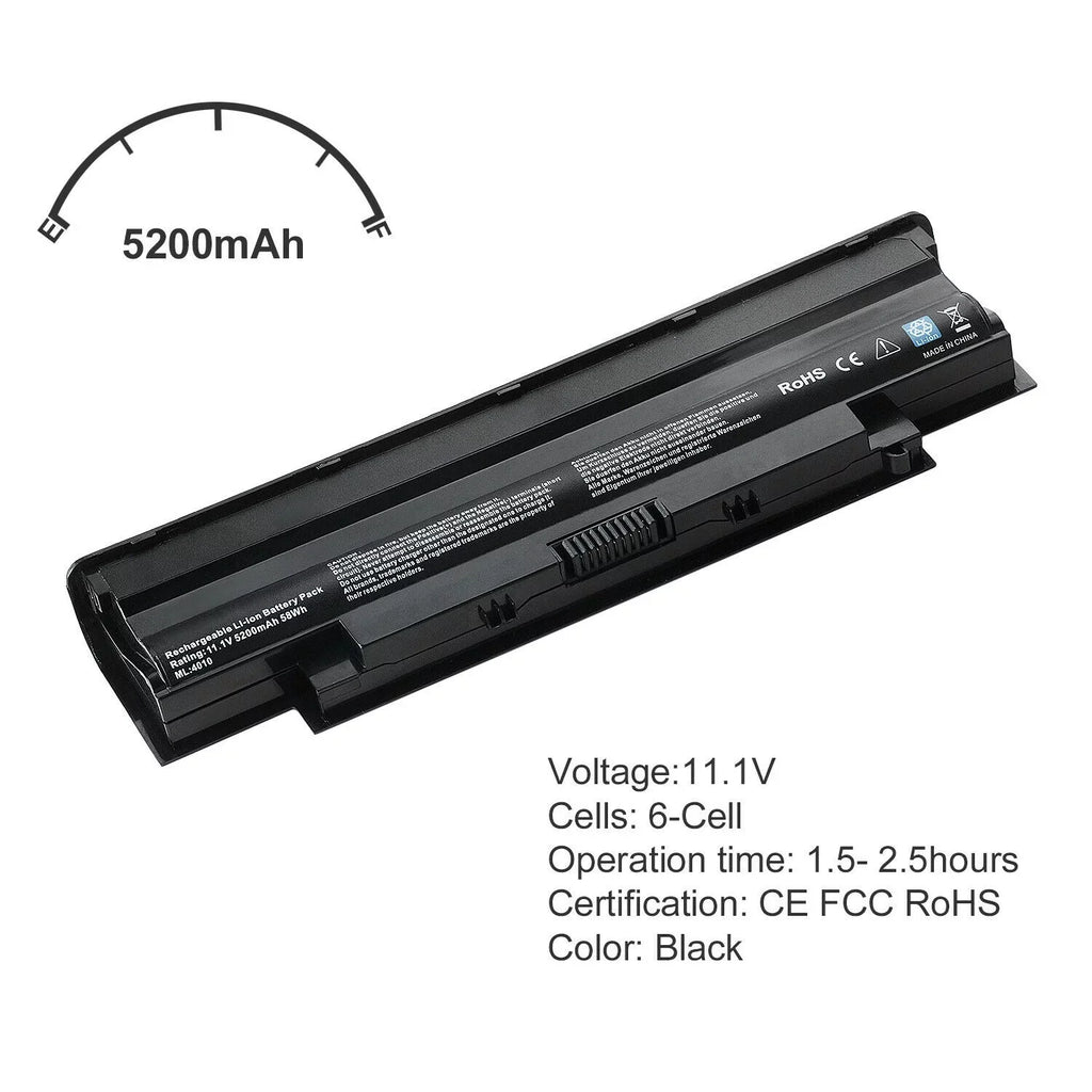 Battery for Dell Inspiron 3420 3520 15r 17r 14r 13r N5110 N5010 P/N: TKV2V 4T7JN