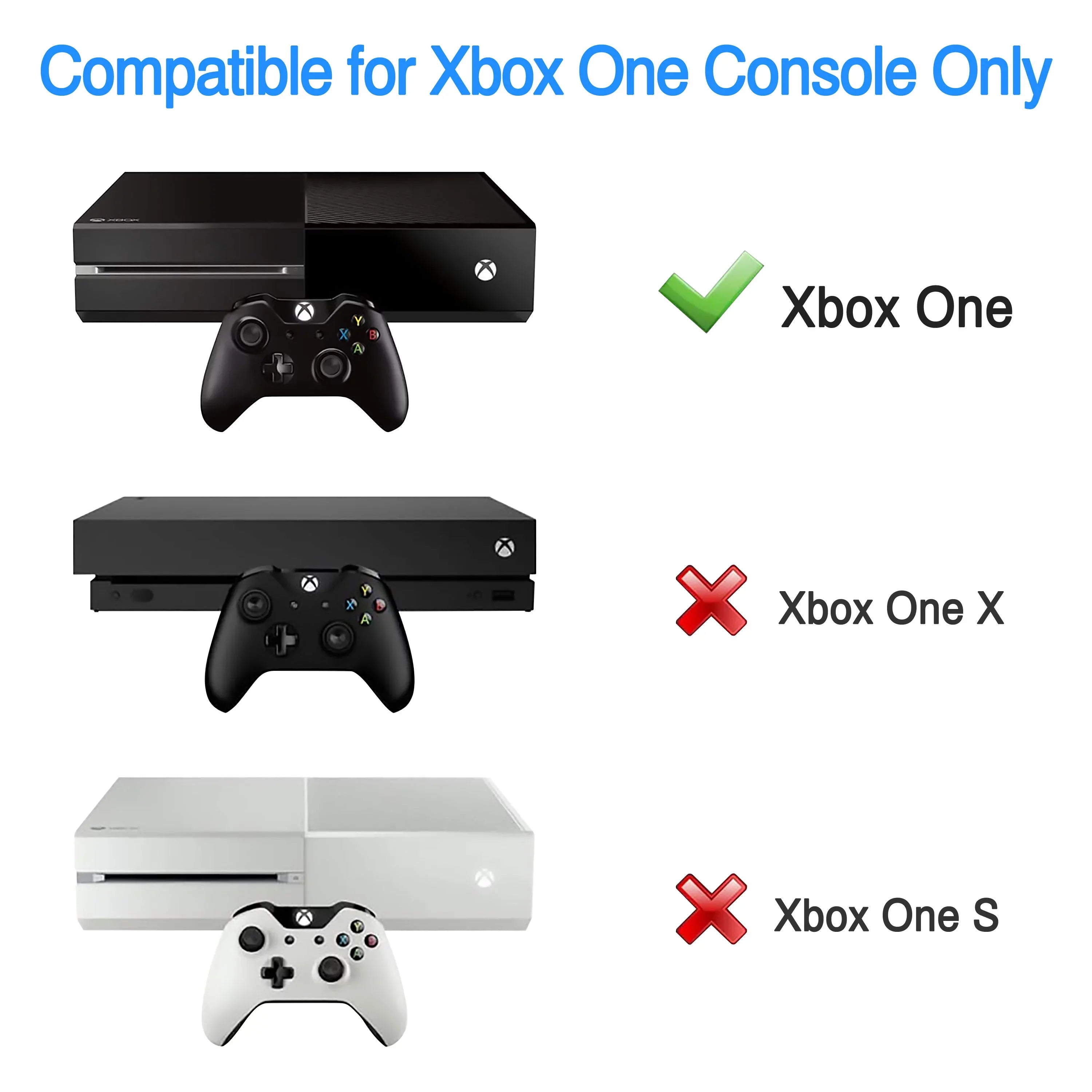 NATNO Power Sizeupply Brick for Xbox One Game Console with Power Cord, Cool and Low Noise [220W 12V 17.9A]