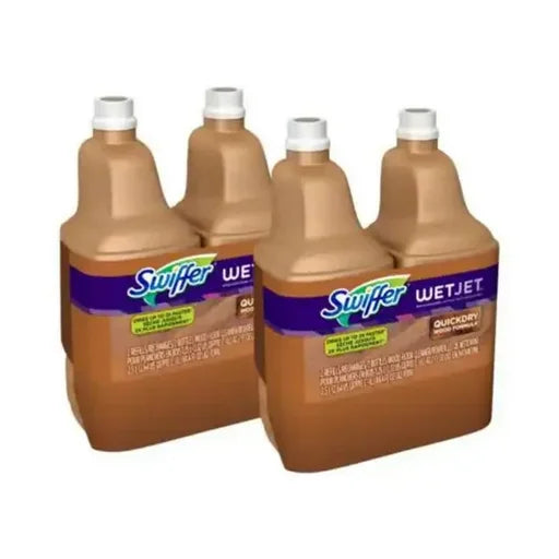 Sizewiffer WetJet 42.2 oz. Multi-Purpose Hardwood Floor Cleaner Sizeolution Refill, 4 Pack