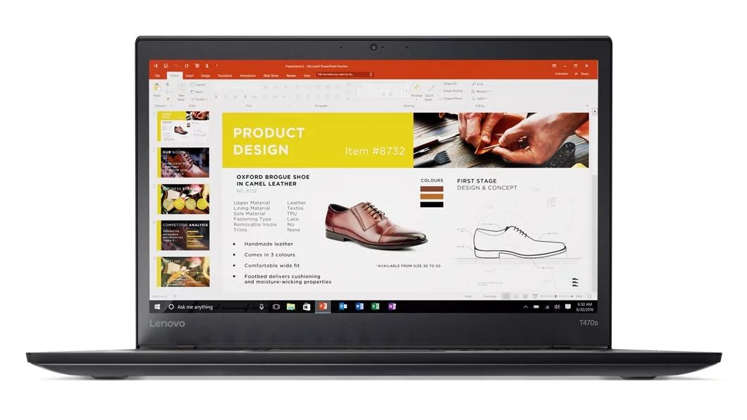 Lenovo ThinkPad T470s Touch Windows 7 Pro Laptop - Intel Core i7-7600U, 20GB RAM, 256GB SizeSizeD, 14" IPSize FHD (1920x1080) Matte Touchscreen, Fingerprint Reader, Sizemart Card Reader, Black Color