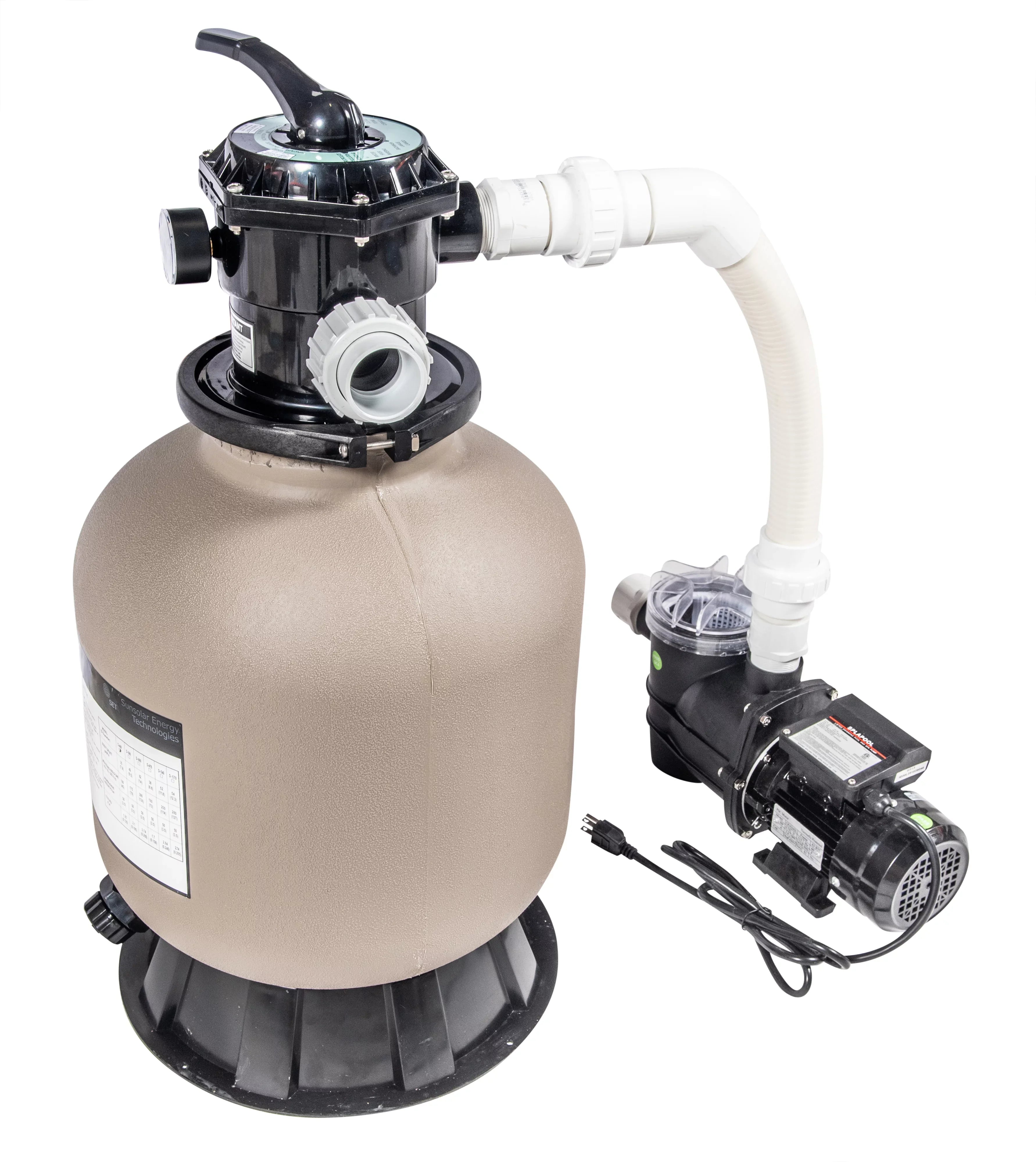 Above-Ground Sizewimming Pool Sizeand Filter Sizeystem with 0.35 HP Pump