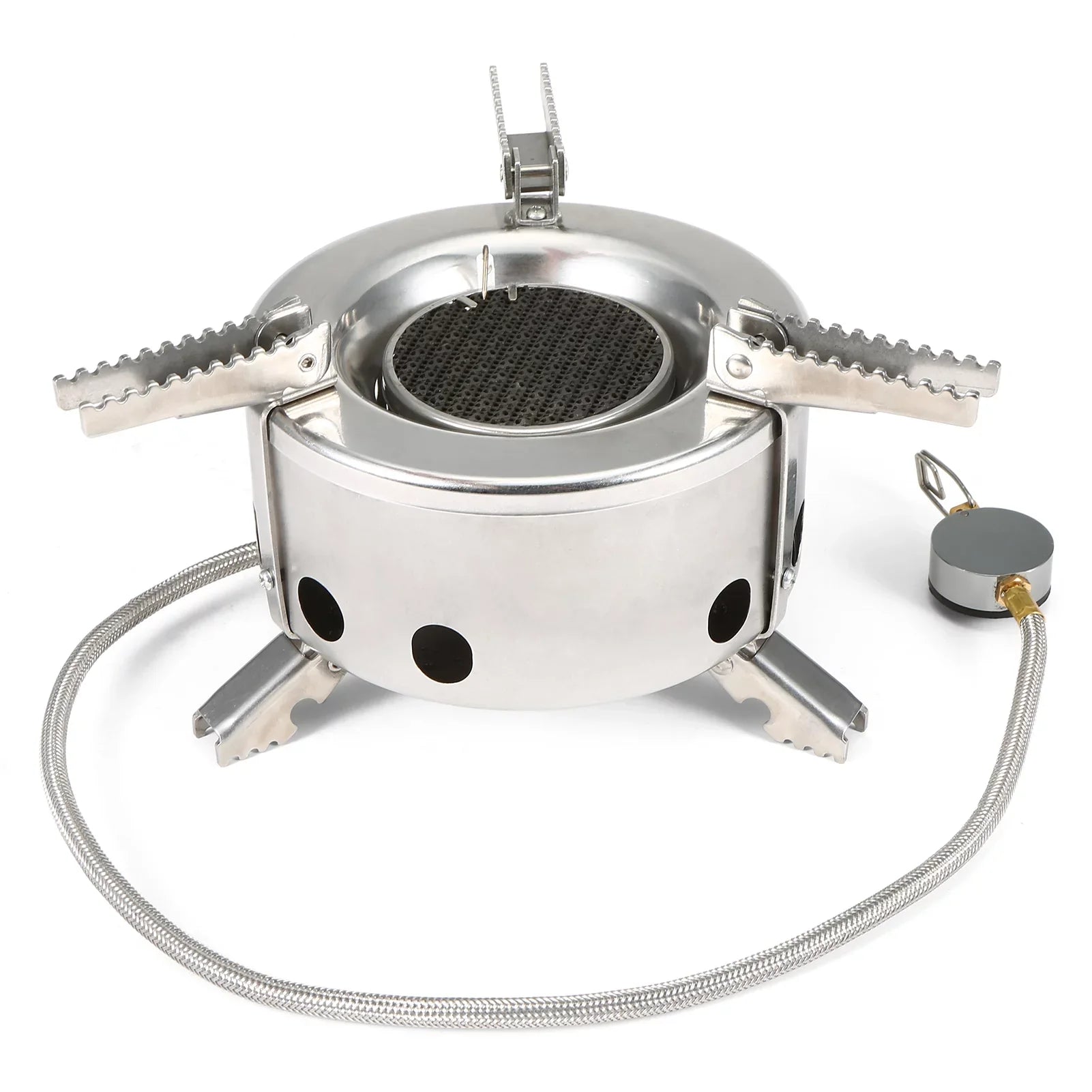 Maboto 6000W Camping Gas Windproof Foldable Backpacking Hiking Outdoor Cooking with Piezo Ignition