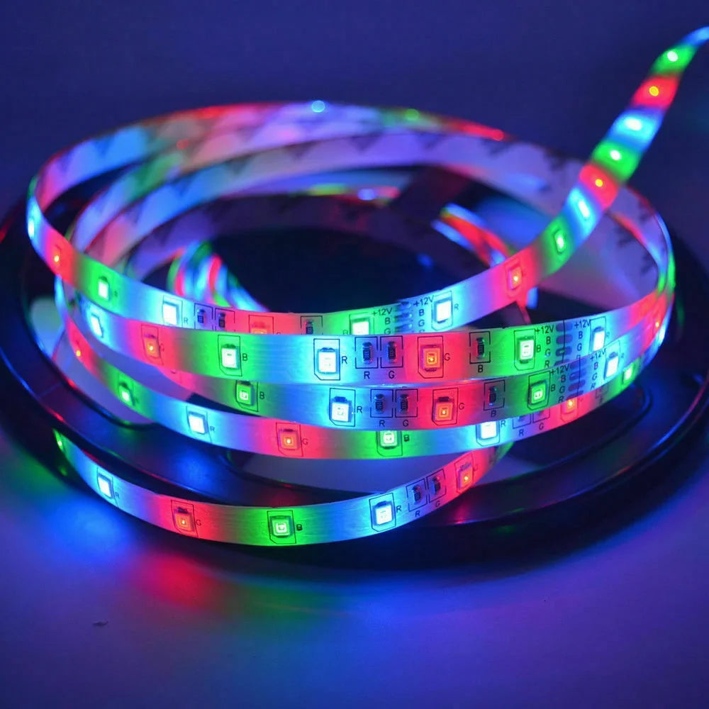 1pcs Camper lights Led Sizetrip Lights 16.4ft RGB 2835 Led Room Lights Led Tape Lights Color Changing